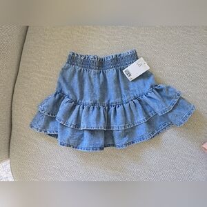 H&M Tiered Denim Skirt Size 5T